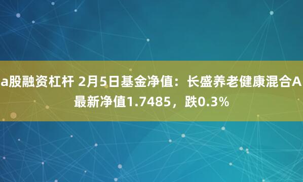 a股融资杠杆 2月5日基金净值：长盛养老健康混合A最新净值1.7485，跌0.3%